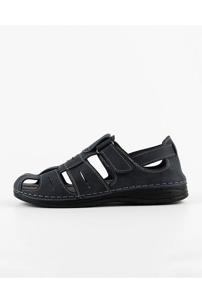 Tigerline Men's Daily Sandals Ms389 Dark Navy Blue Mikanos Adjustable Orthopedic Sandals