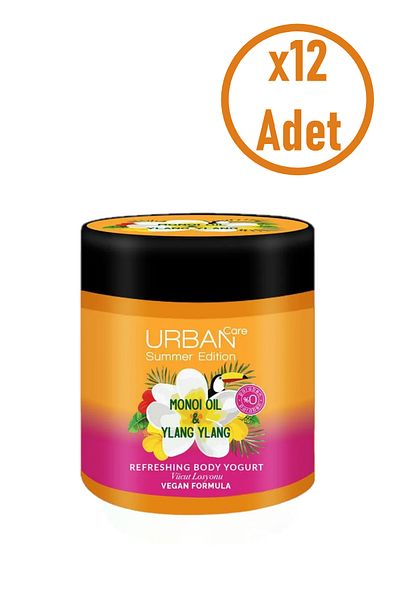 Urban Care Monoi Oil & Ylang Ylang Body Lotion Yogurt 200 ml X12 Pieces