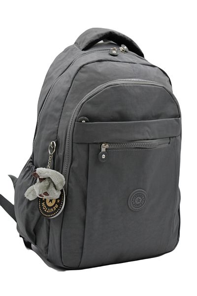 Harmela 1800 Water Resistant Casual School Backpack Unisex School Bag Gray