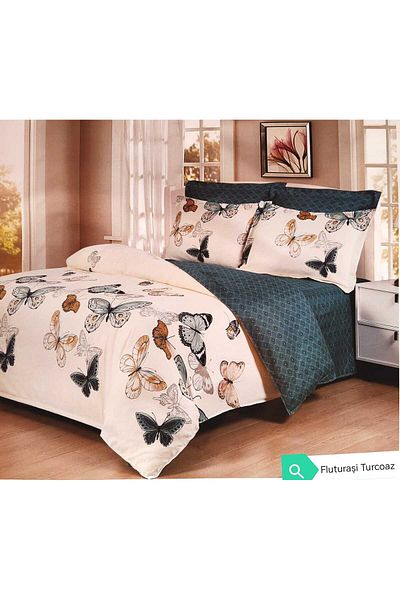 Pucioasa Double Bed Linen, Finet, 6 Pieces, Sheet 230x250 Cm