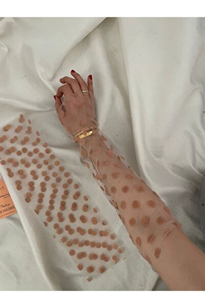 Nurcanilirboutique PUANTİYE DETAYLI ZARİF ÖZEL GÜN TAMAMLAYICI ELDİVEN&KOLLUK