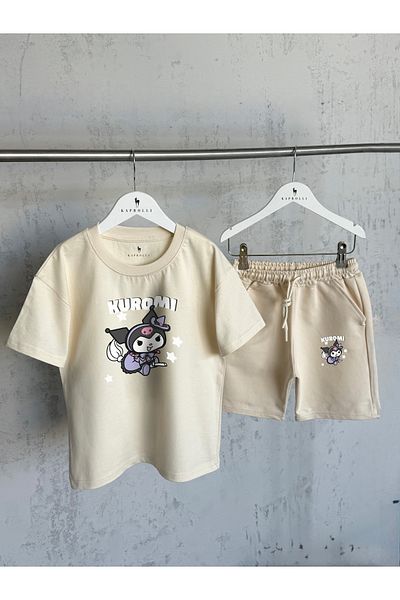KAPROLLI Σετ σορτς Unisex για αγόρια για κορίτσια - 95% βαμβάκι 5% λύκρα με εμπριμέ μοτίβο που πλένεται καλής ποιότητας ύφασμα