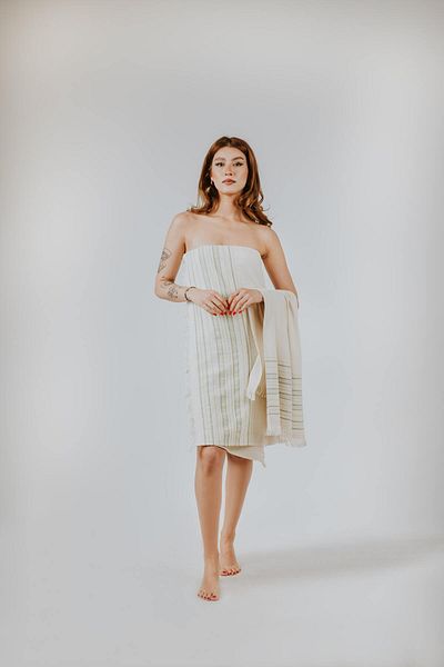 Elaganya Natural Woven Towel for Spa, Hammam, Beach and Daily Use 50X90 70X140