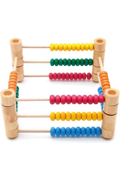 SAMTOYS Wooden Abacus Montessori Plug