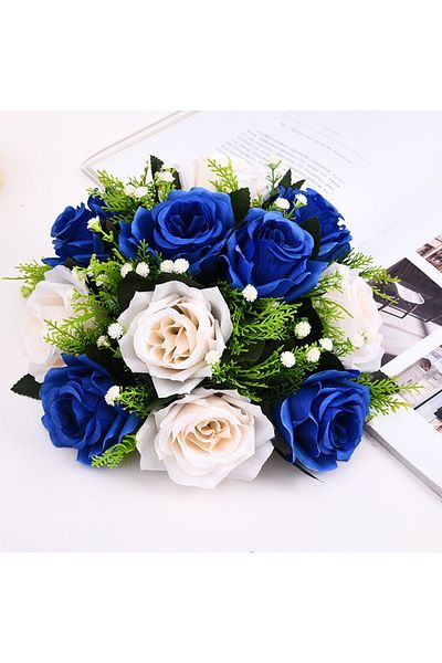 Choice 9 Cheap Artificial Flower Ball Plastic Green Mesh Base Silk Table Centerpieces For Wedding Decor Pa.