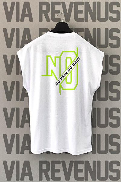 Vordevia Tricou sport cu mânecă zero cu decolteu rotund, fără durere, fără câ...