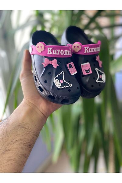 STARYOU STORE Kuromi Slippers Summer Eva Sole Unbreakable Comfortable and Flexible Slippers
