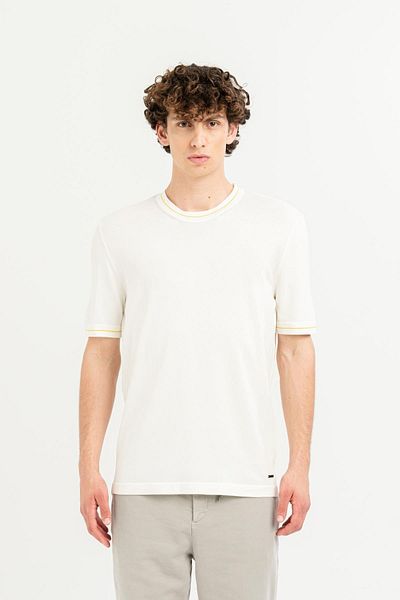 GMG FIRENZE Ecru Men's Sweater - Gmg Fırenze, Crew Neck, Regular Fit GU24MSS04004