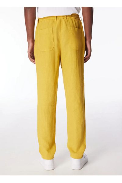 GMG FIRENZE Mustard Men's Trousers - Gmg Fırenze, Regular Fit, Regular Waist Gu24Mss01017