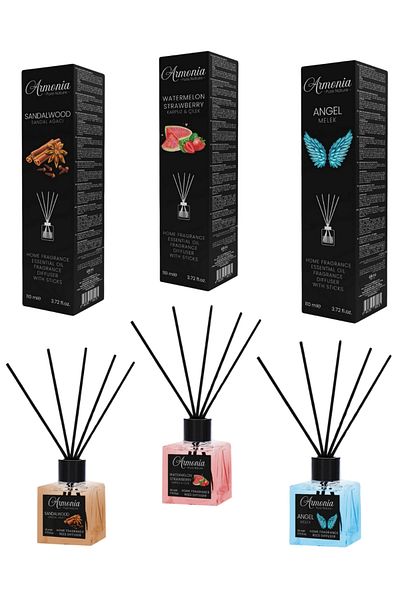 ARMONİA Room Air Freshener And Deodorizer 3x Sandal-watermelon-angel