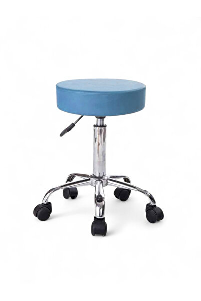 Home Ofis Büro Tabure Dönebilir Döner Tekerli Tekerlekli Pistonlu Kalkar Tabure