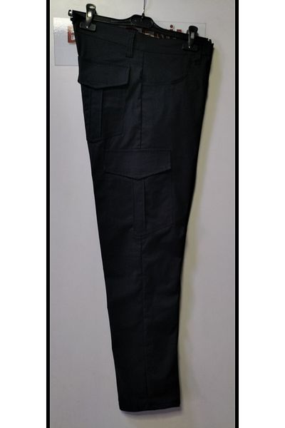 BeyzDenim Black Cargo Stretchy Tactical Plus Size Ripsstop Pants