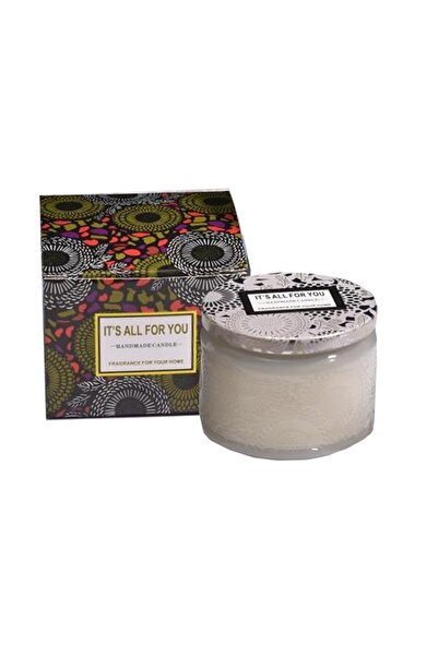 Flippy Scented Candle, Flippy, Jar Model, White, White Flowers Scent