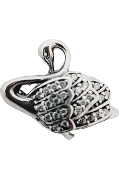 Jolie Silver Pandantiv din argint 925, tip lebădă, cu zirconiu mic