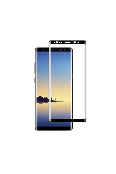 Flippy Folie de sticlă curbată Full Face V2 pentru Samsung Galaxy Note 8, neagră