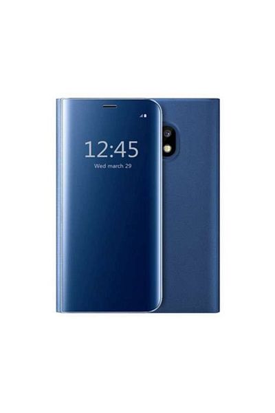 OEM Huawei P Smart Z Flip Cover Mirror Blue