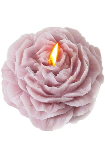 Flippy Scented Candle, Flippy, Rose Pattern, Burns 10h, 70 g, 7.5 x 3.5 cm, Lavender Scent, Lilac