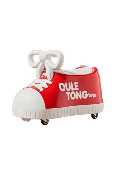 dalip Children's Ride-On Car, Shoe Model, 4 Wheels, Ages 1-6, Storage Box, ABS, 48x27x34 cm, Red