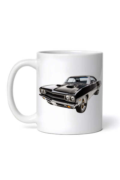 OEM Cană albă personalizată, mașină Dodge Coronet vintage, Inovatix®. 330 ml