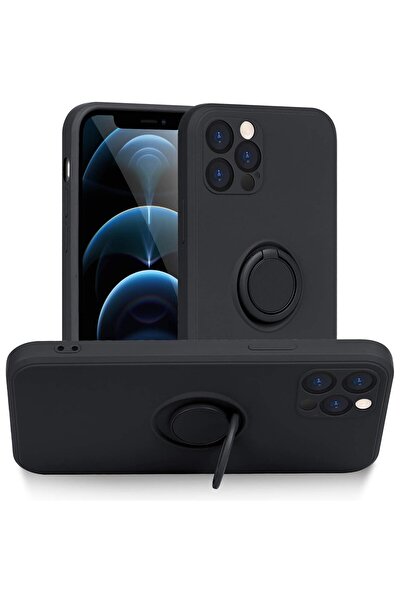 OEM Husa protectie compatibila cu Apple iPhone 12 Pro Max Liquid Silicone Rin...