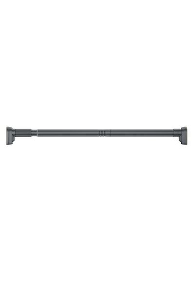 Flippy Bară telescopică multifuncțională, rabatabilă, oțel inoxidabil și ABS, extensie 220 - 240 cm, gri