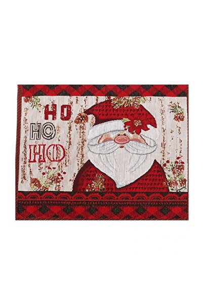 Flippy Table Napkin, Santa Claus Design, HoHoHo Text, Christmas Theme, Cotton and Synthetic Fibres,