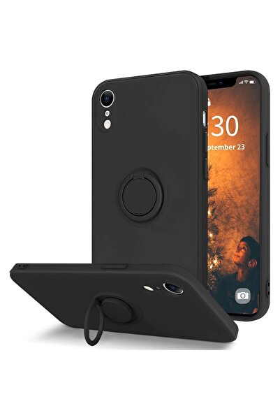 Flippy protective case compatible with Apple iPhone XR - Liquid Silicone Ring...