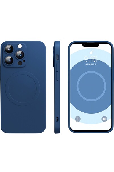 Flippy Protective case compatible with iPhone 14, Liquid MagSafe, ring-shaped...