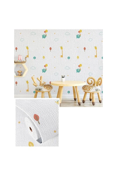 Flippy Αυτοκόλλητο ρολό τοίχου, Flippy, καμβάς, 10 m, ανθεκτικό στην υγρασία, πάχος 2,5 mm