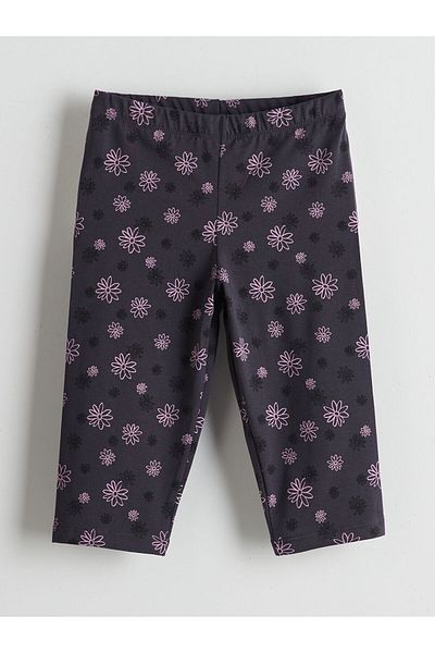 LC Waikiki Mädchenstrumpfhose mit elastischem Bund und Blumenmuster
