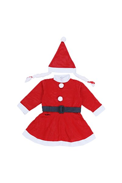 Flippy ® Girls Santa Costume, 1-3 years, 3 pieces, Polar