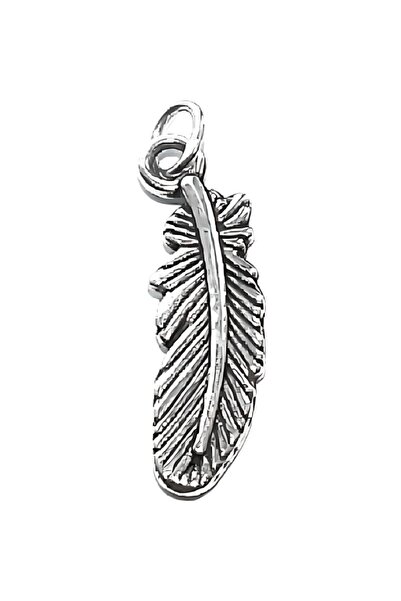 Jolie Silver Feather Pendant, 925 Silver