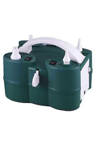 Flippy Pompă electrică de umflat baloane, 2 prize, accesorii incluse, 220V, 600W, verde