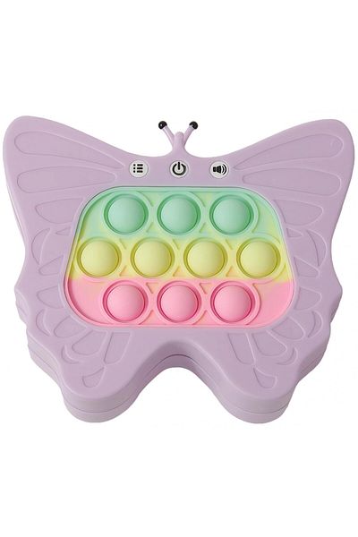 Flippy Interactive Console Toy For Children, 120 Levels, Various Modes, Purple Butterfly
