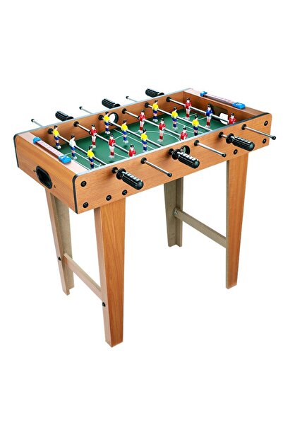 Stef's Cat Football Table with Field and 18 Players Flippy, with Scoreboard, Metal, Wood and ABS, with Legs, 69