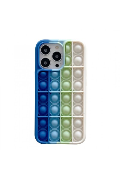 Flippy Pop It protective case compatible with Apple iPhone 13, Model 6, Multi...