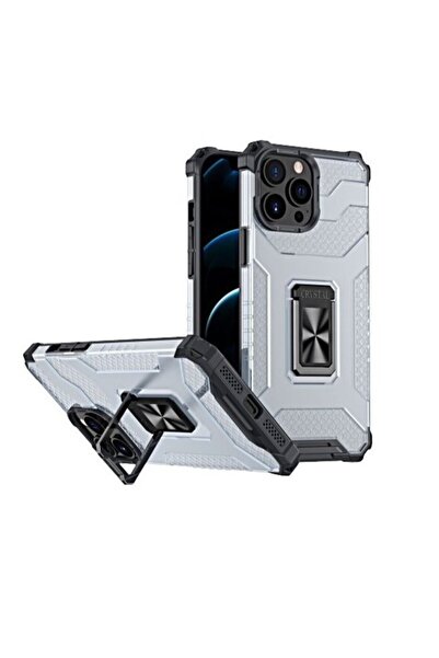 OEM Husa de protectie compatibila cu Apple iPhone 13 Pro Acrylic Armor cu sup...