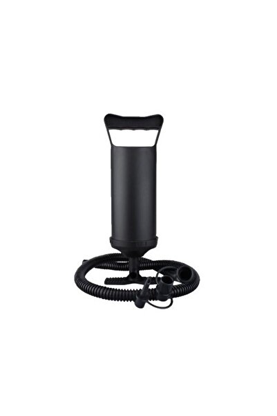 Flippy Manual Pump for Inflatables, Colaces, Mattresses, 3 Adapters and Hose, Black