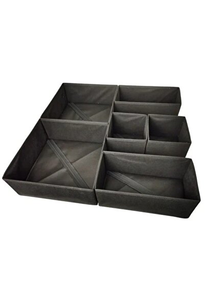 Flippy Drawer Organizer, Flippy, 3 Sizes, for Underwear, T-Shirts, Socks, 6-Piece Set, Foldable, Stackable,