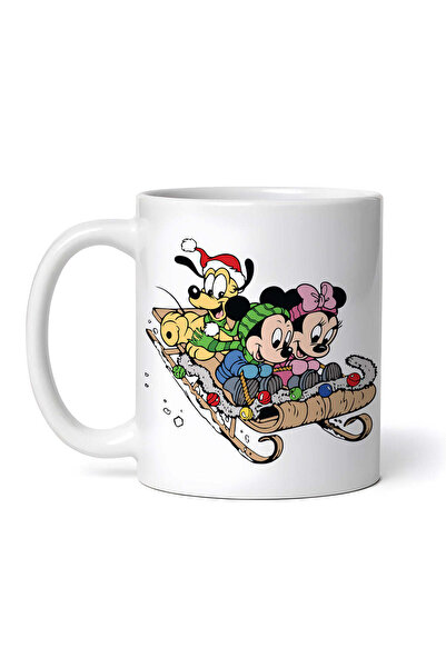 OEM Cană albă personalizată, Disney Mickey Mouse și prietenii săi, Inovatix®....