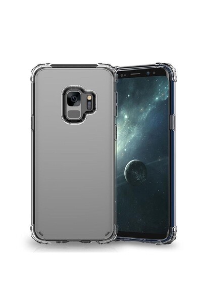 Flippy Protective Case for Samsung Galaxy S9 TPU Shockproof Black Transparent