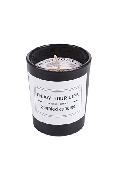 Flippy Scented Candle, Black Glass Cup, Blackberry, Soy Wax, 6.2 x 5.2 cm