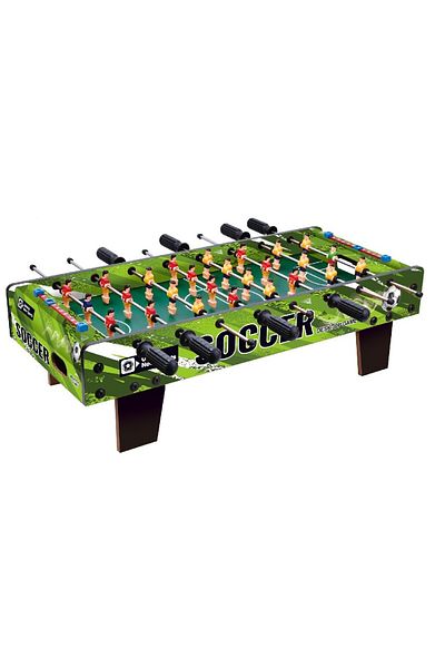 Flippy Football Table with Field, Flippy, with Short Legs, 8 Handles, Scoreboard