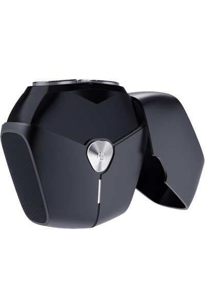 Flippy Portable Shaver 8W, 60 min, Type-C Cable, Cleaning Brush, Case, Rechargeable, Black