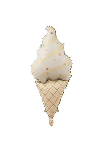 Teo Balon din Folie Metalizata, , Figurina Animata, Model Inghetata, 95 x 42 cm, Ambalaj Individual, Pa