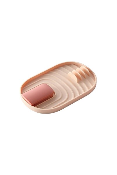 Flippy Foldable, Flippy, Lid, Spoon Holder, Multifunctional, Place on the Kitchen Counter, Pink