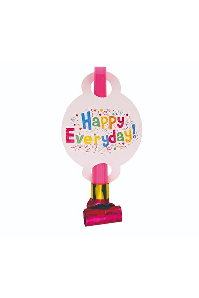 Teo Set 6 Suflatori Happy Everyday, , pentru Petrecere, 20 x 17 cm, Multicolor