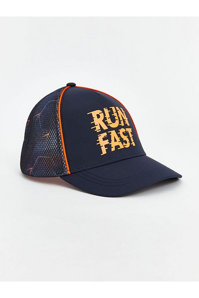 LC Waikiki Text Printed Mesh Detailed Boy's Cap Hat