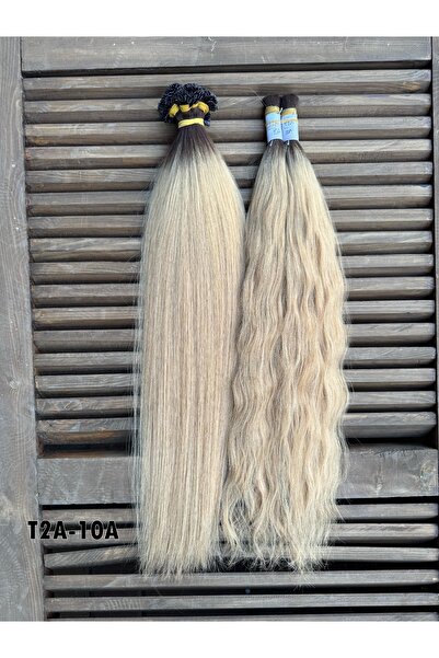 Suzan Peruk Mikro Kaynak Saç 65 cm %100 Gerçek 250 adet direk Kuaförde takılm...