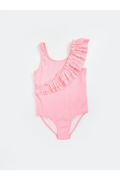 LC Waikiki Κοριτσίστικο μαγιό U Neck